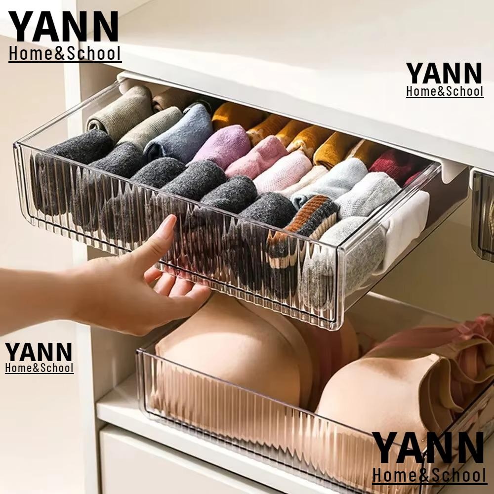 YANN Under Desk Drawer, Slide Out Drawer Slide Out Underdesk Organizer ...