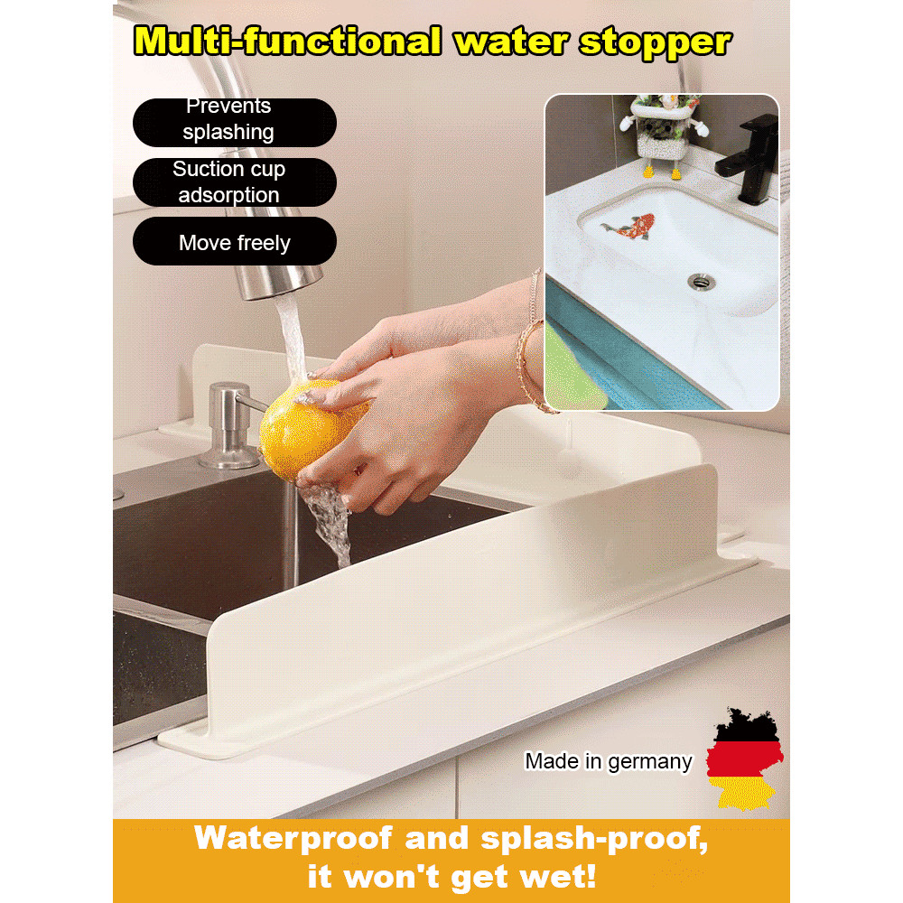 Bestseller Kitchen Sink Splash Guard/Integrated Suction Cup Sink Splash ...