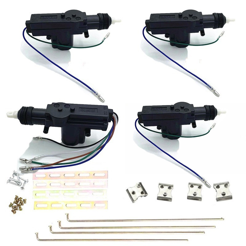 12V 2-wire/5-wire Car Central Locking Motor Car Lock Door Motor Remote ...
