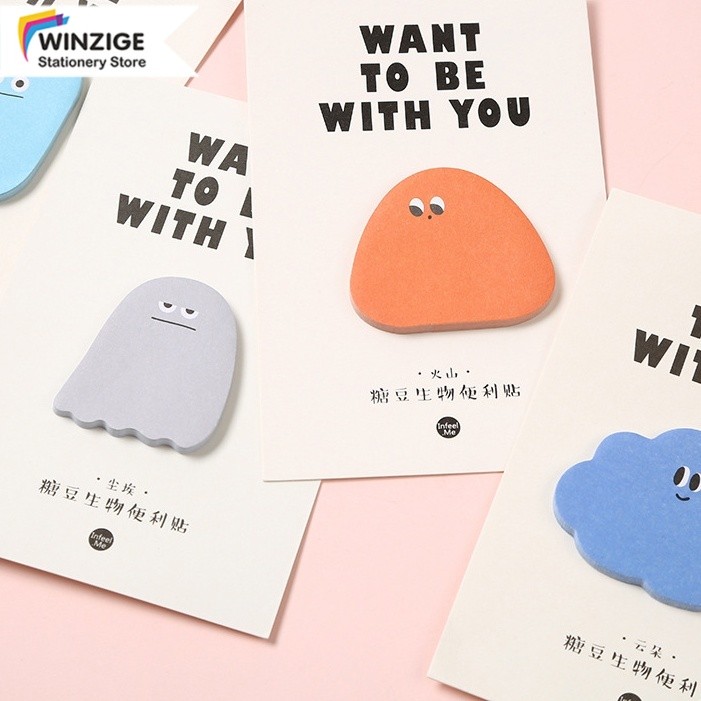 Winzige Sticky Notes Paper Stickers Cute Memo Mini Book Characters 30 ...