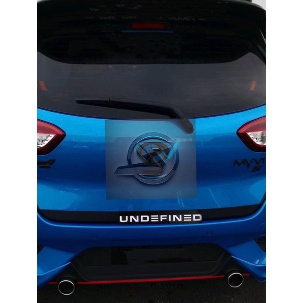 (Ready Stock) S39# Undefined 𝗨𝗡𝗗Ξ𝗙𝗜𝗡Ξ𝗗 Bootline Car Vinyl Decal Sticker ...