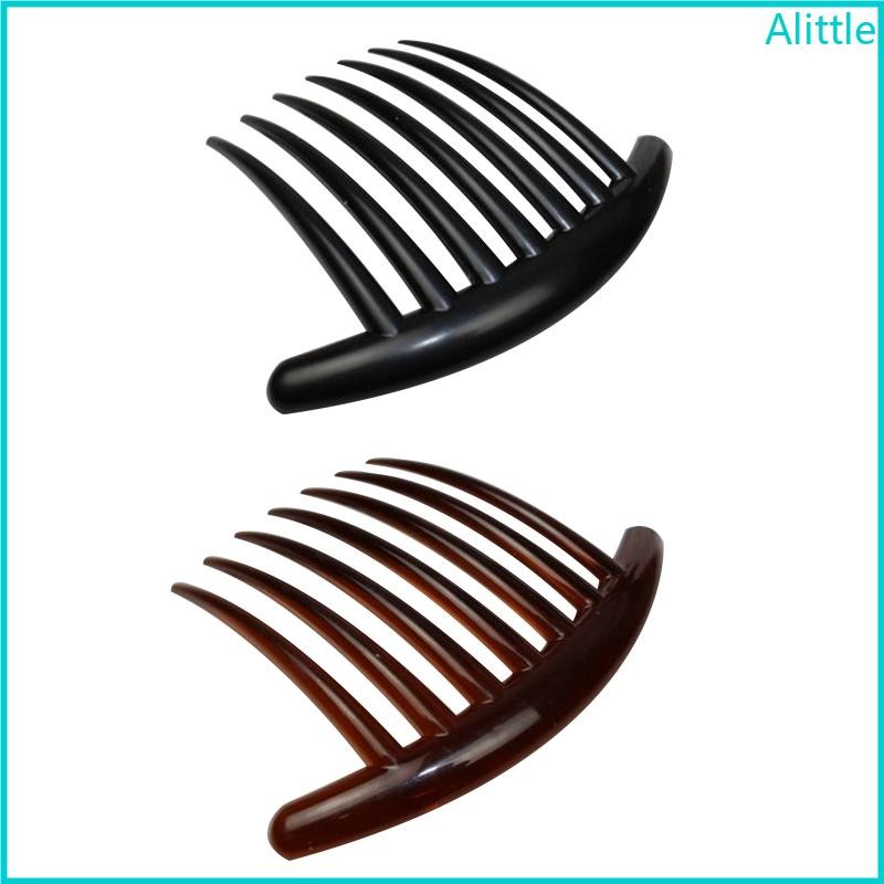 Alia Wide Teeth Hair Comb French Twist Comb Hair Side Comb Clip for ...