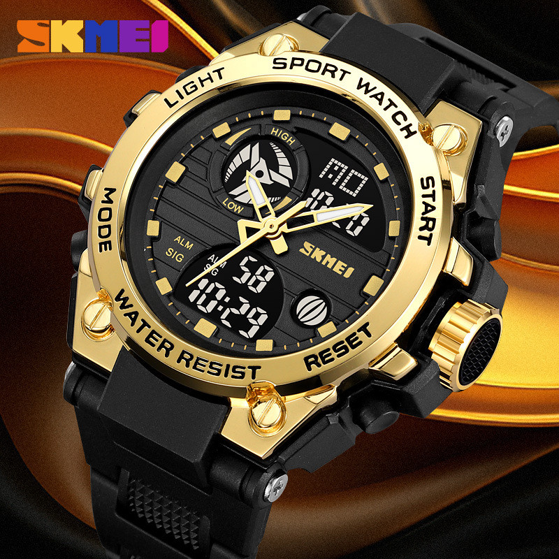 Business Sports Multi-function Dual Display Men's Watch