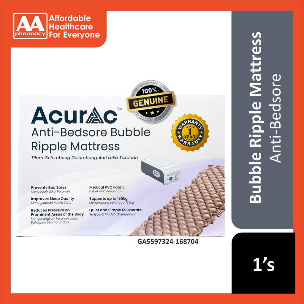 Acurac Ripple Mattress (Bubble Pad) (MDA Approved) - 1 Year Warranty ...