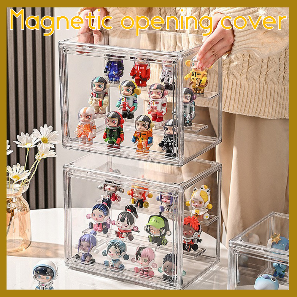 Full Acrylic Pop Mart Blind Box / Collection Display Rack / Bricks ...