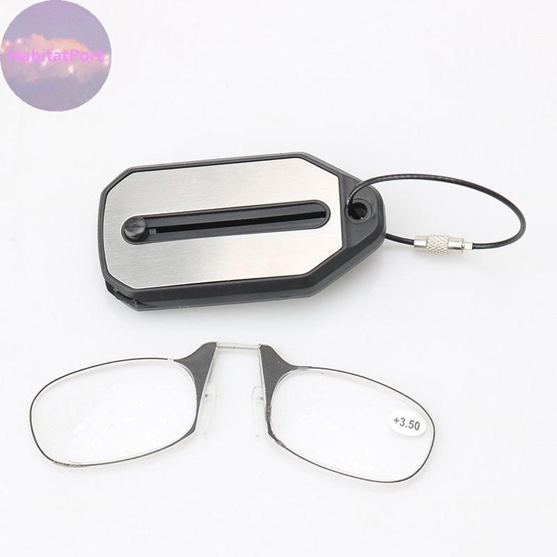 HabitatPort New Folding Legless Nose Clip Reading Glasses Men Women ...