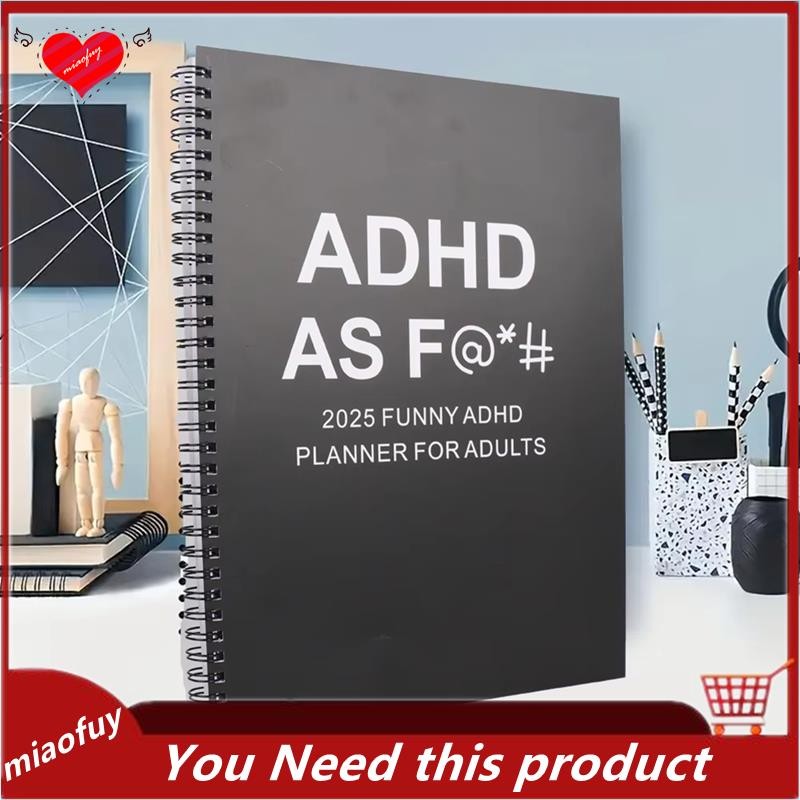 [OnLive] 2025 Funny ADHD Planner for Adults12 Month Family Calendar