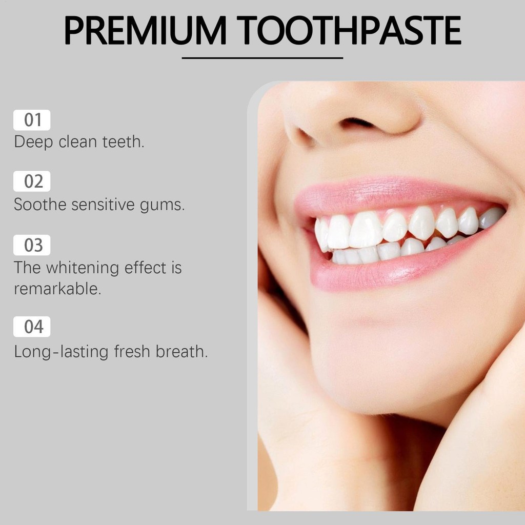Healthy Toothpaste Gentle Toothpaste for Daily Care Natural Whiting ...