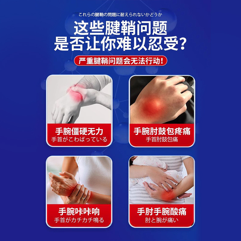 Iwai Tendon Sheath Finger Joint Pain Sprain Wrist Protection Tennis ...