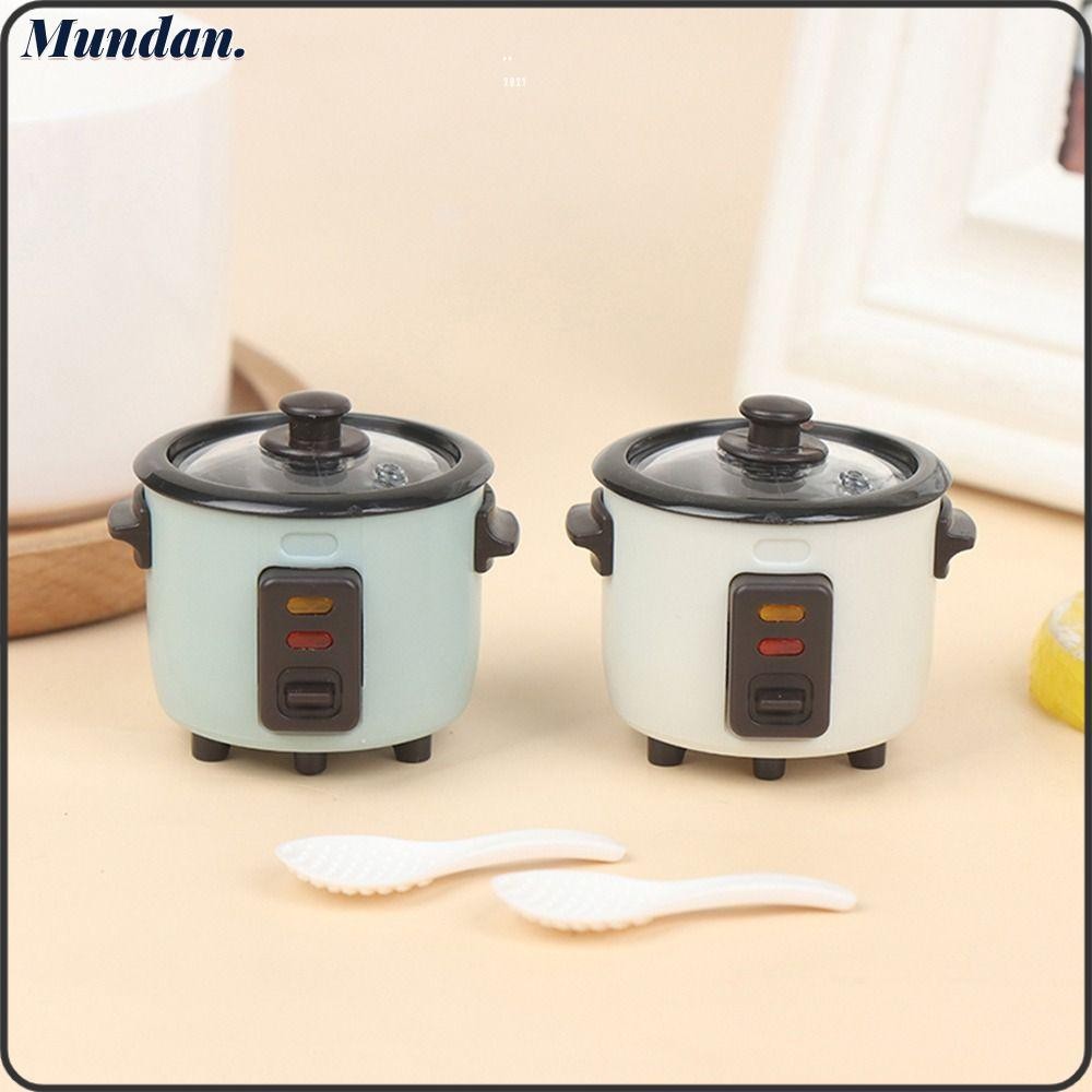 MUNDAN Mini Rice Cooker Lifelike Doll Food Excelent Doll House | Shopee ...