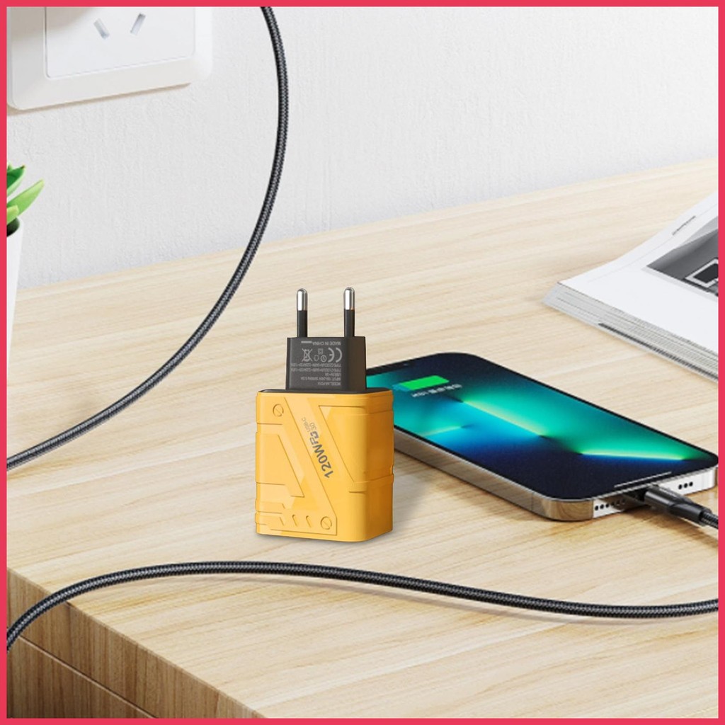 Block Charger 4-Port Fast USB C Charging Block USB C Wall Fast Charger ...
