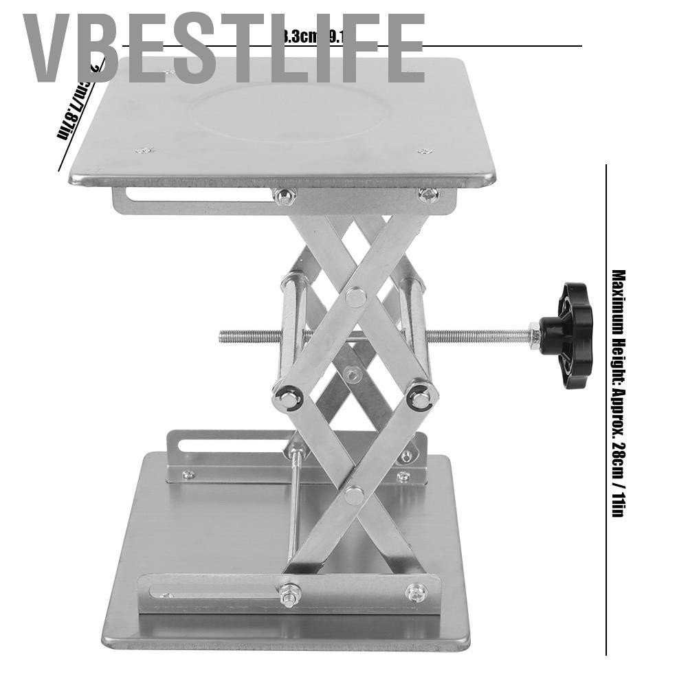 VBESTLIFE Lab Lift Stand Table Lifting Platform Adjustable Office ...
