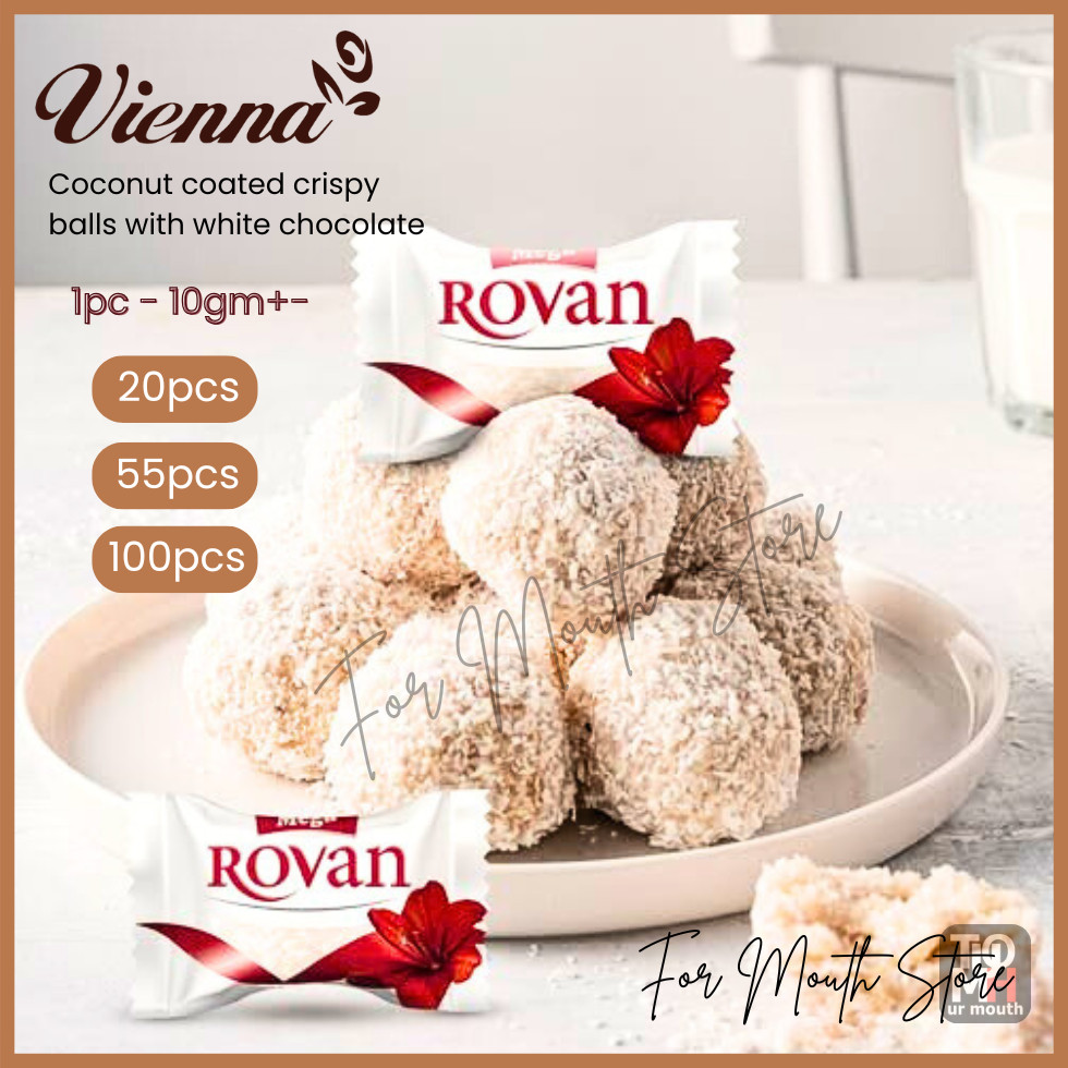 VIENNA Mega Chocolate Rovan Crispy Coconut Coated with Chocolate Cokat ...