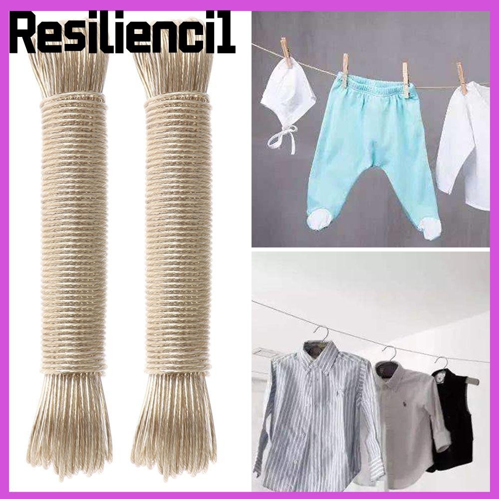 RESILIENCI1 Clothes Line, Strong Steel 20m Laundry Drying Line, Brand ...