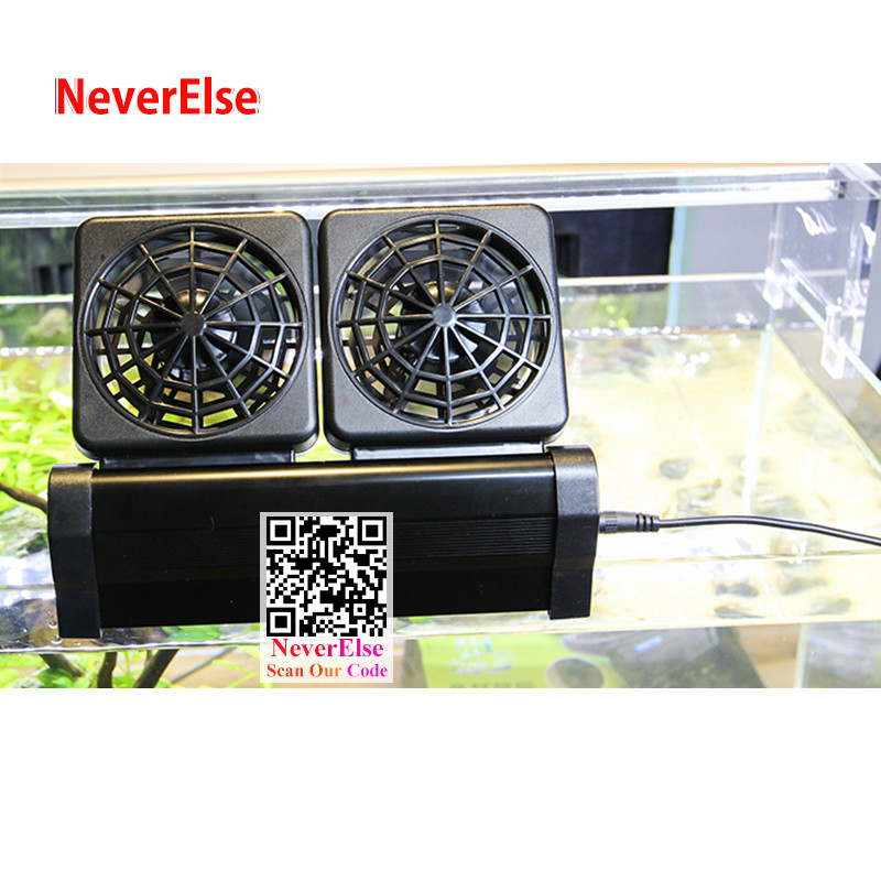 Fishtank aquarium cooling fan system multi head fans for cooling water