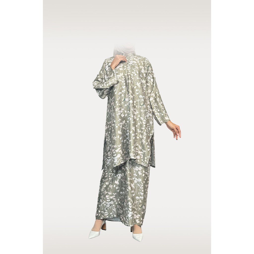 MISSLEYLA Premium Iron-less Batik Kurung (Cekak Musang) | Shopee Malaysia