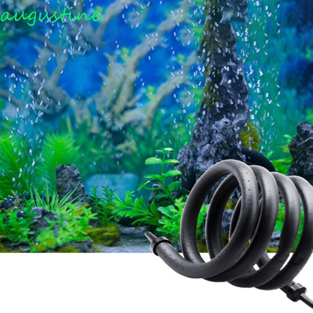 AUGUSTINE Fish Tank Bubble Bar, Rubber Flexible Oxygen Diffuser Tubes ...