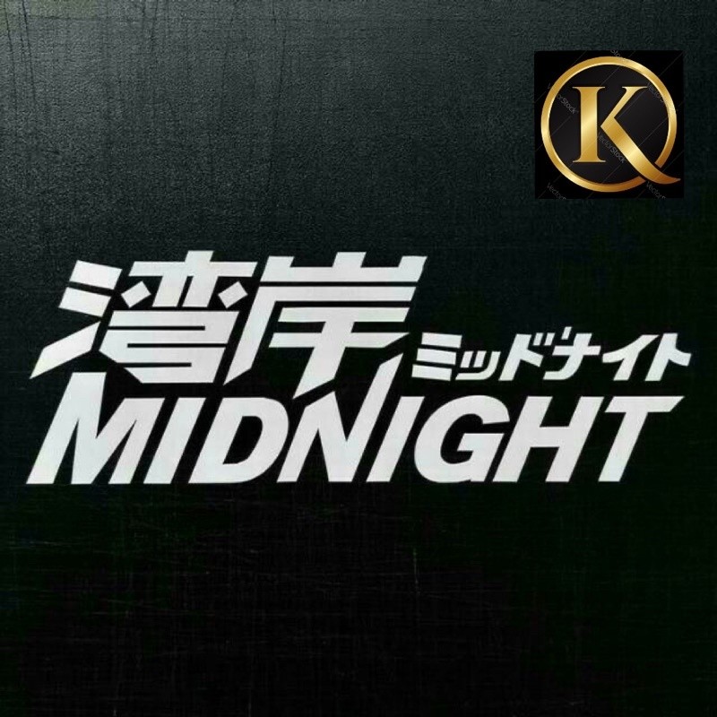 [Ready Stock]K207# MIDNIGHT Racing Vinyl Decal Stickers | Shopee Malaysia