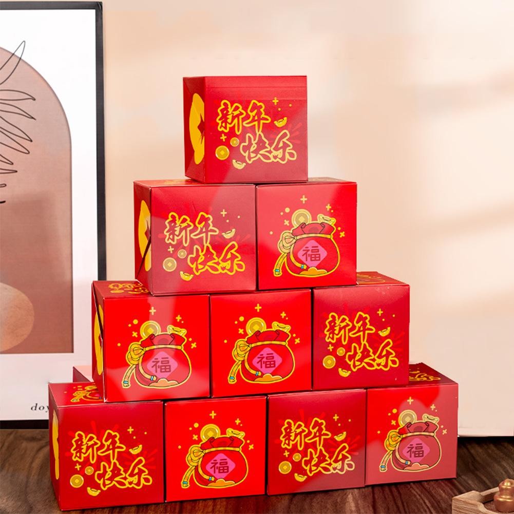 2025 New Year Creative Folding Red Packet Box Surprise Bounce Gift ...