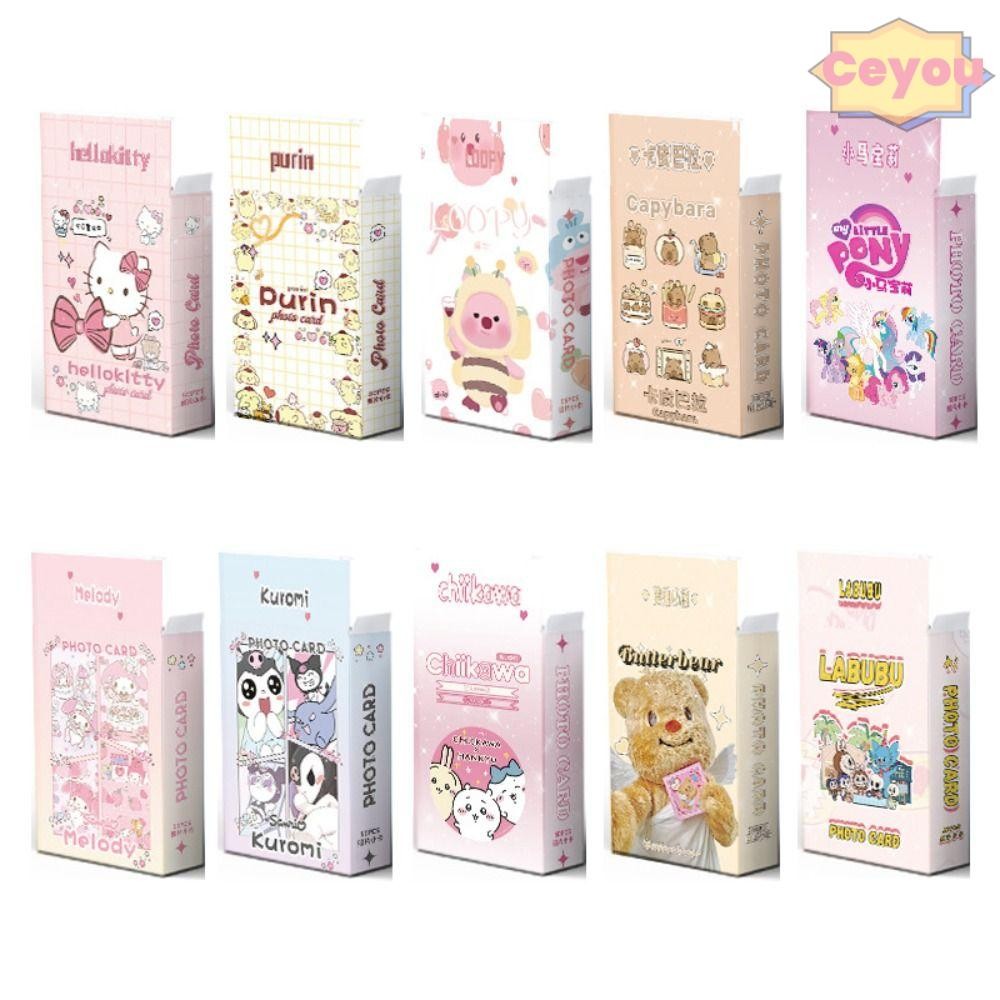 30pcs/set Anime Manhwa Manga Photocards POP MART Lomo Cards Labubu Cartoon Postcards | México