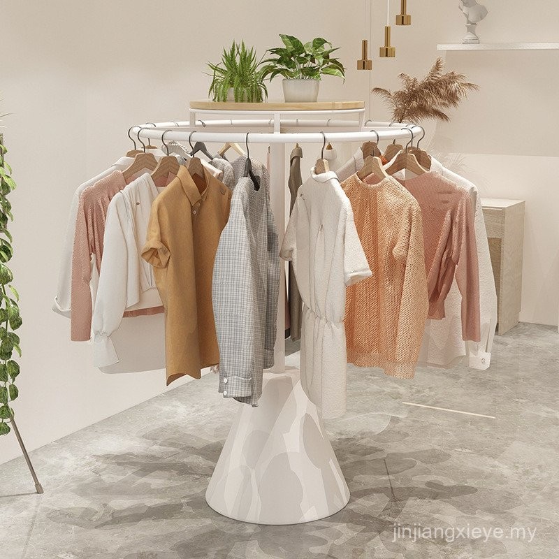 Adult Hanger Rotating Round Shop Nakajima Floor-standing Clothes ...