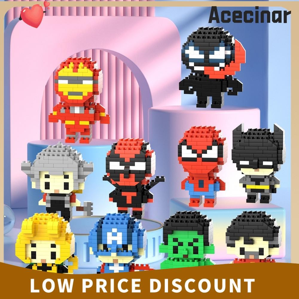 ACECINAR Building Blocks Toys, 10 Design Puzzles Bricks Toy, Assembly ...
