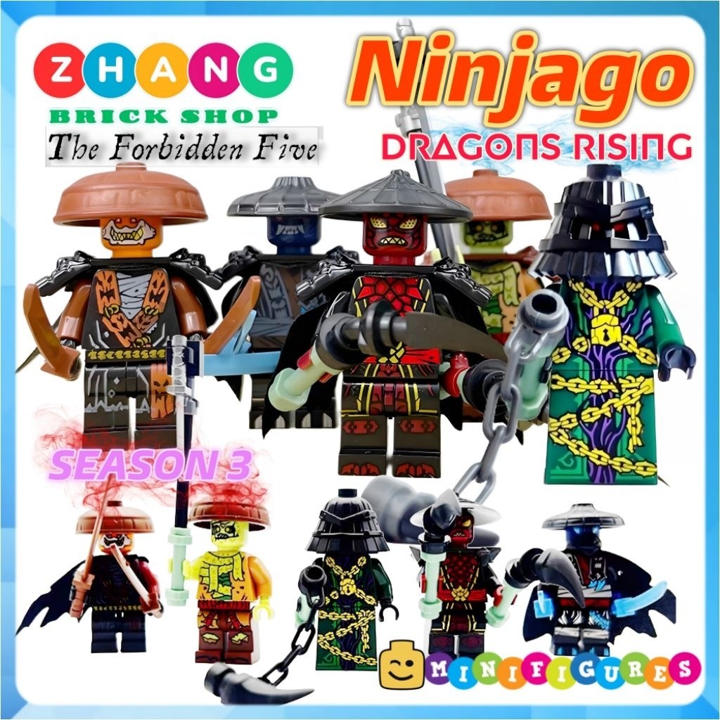 Ninjago Dragons Rising assembly toy 3 mysterious element master ...