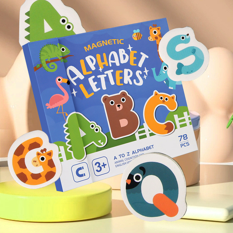 T073 Magnetic Alphabet Letters ABC Letter Kids Learning puzzle | Shopee ...