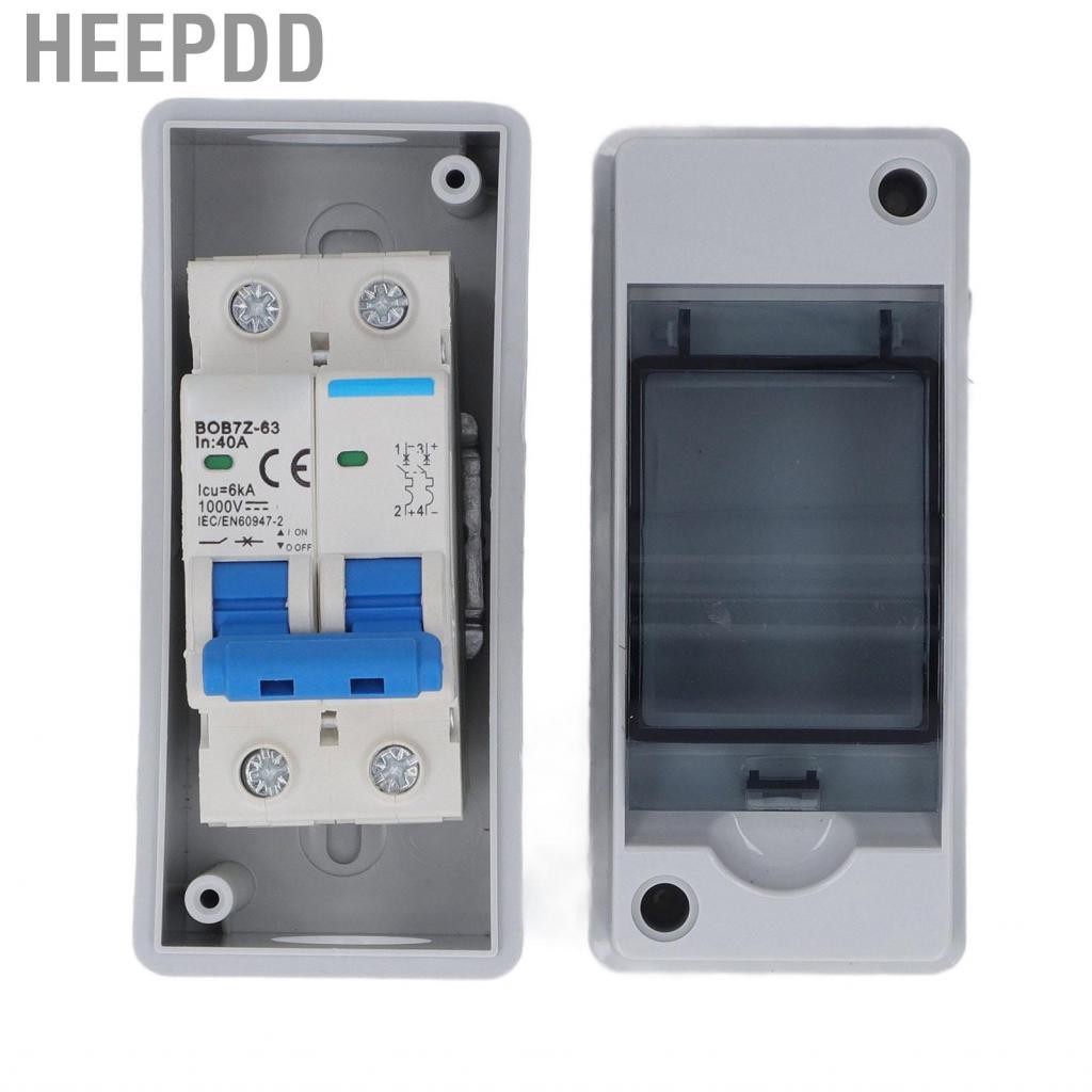 HEEPDD DC Disconnect Switch 1000V 40A PV Solar Panel IP65 Distribution ...