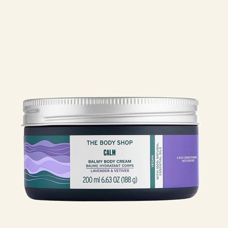 The Body Shop Calm Balmy Body Cream (200ml) | The Body Shop Krim Badan ...