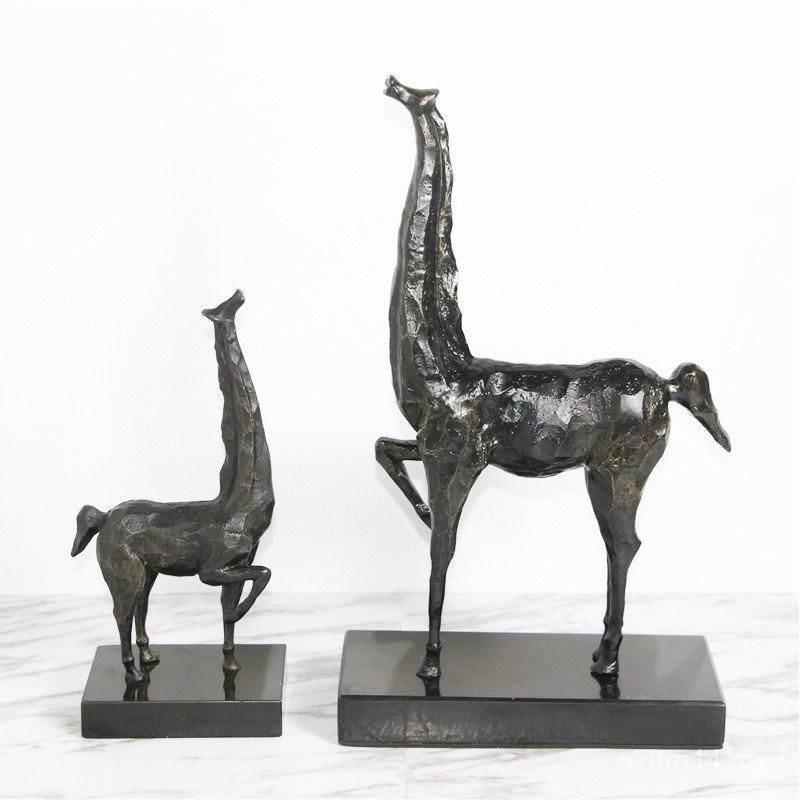 Besi Tuang Klasik Baharu Reka bentuk Desktop Kuda Am Hiasan Bilik Tidur ...