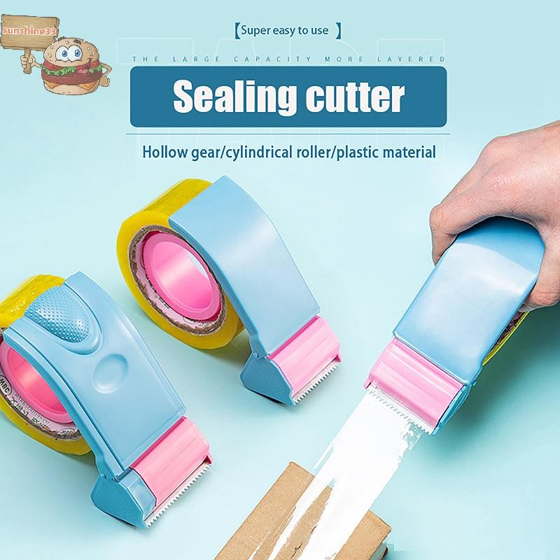 sun Macaron Color Tape Dispenser Roller Tape Cutter Packer Device ...