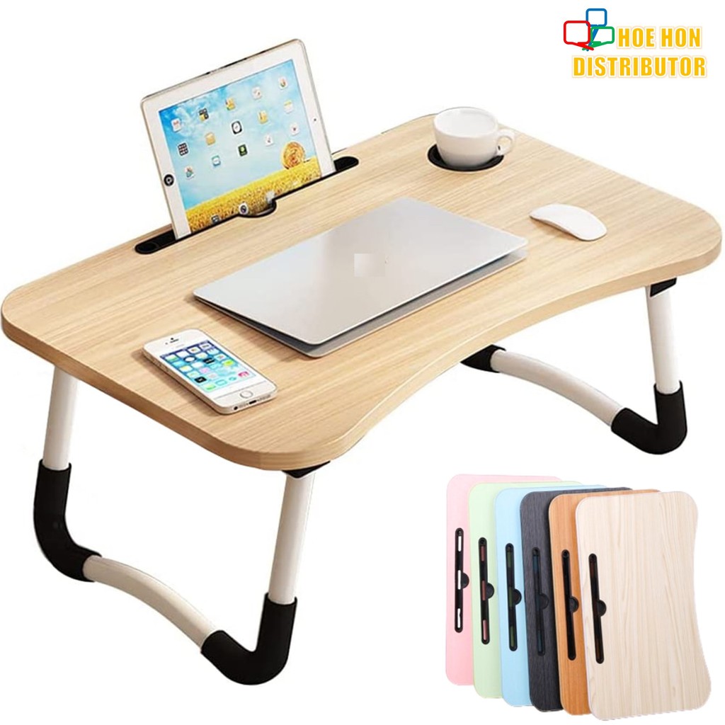 Muiza Foldable Table Multipurpose Bed Desk Floor Lap Board Camping ...