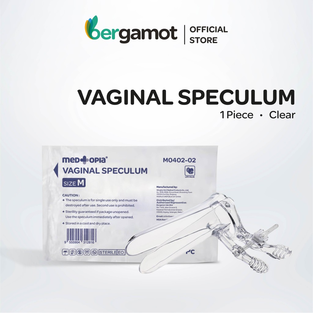 Medtopia Sterile Vaginal Speculum (Center Screw Type) Individual ...