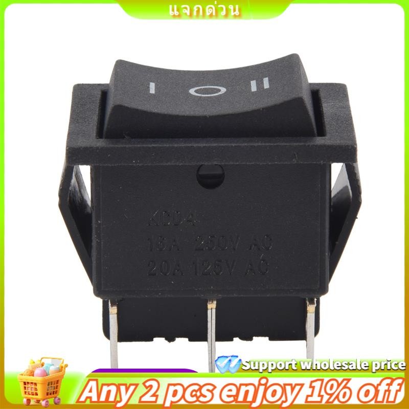 6-Terminals 3 Position ON/OFF/ON DPDT Boat Rocker Switch 16A 250VAC 20A ...
