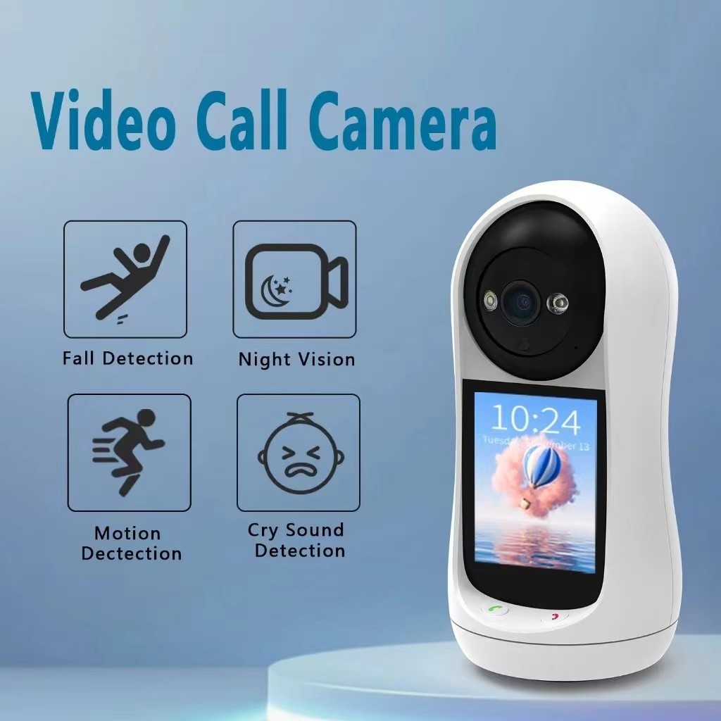ICSEE 3MP 2.8 inch HD ScreenPreferredLanguage Assistant Wake up Camera ...