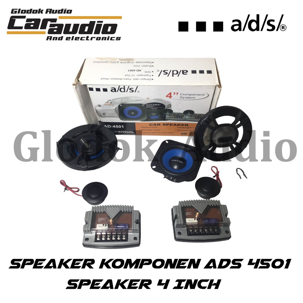 Split Speaker 4 Inch Components Set ADS AD 4501 | Shopee Malaysia