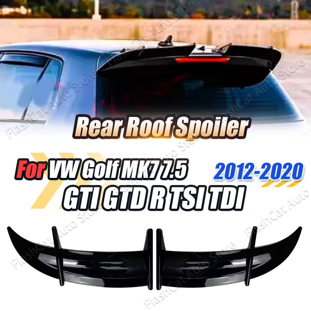 MK7 MK7.5 AK Style Car Rear Trunk Spoiler Wing Tail Roof Spoiler Wings ...