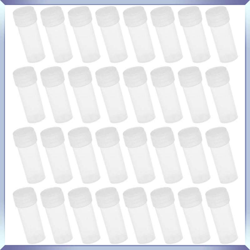 Empty Bottles Plastic Sample Vials Slim Refillable Containers with ...