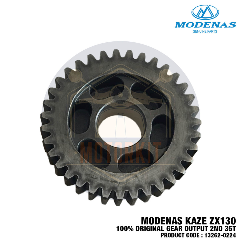 MODENAS KAZE ZX130 KAWASAKI ZX 130 100% ORIGINAL GEAR OUTPUT 2ND