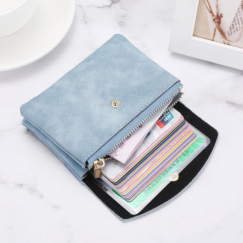 Mini Coin Purse Card Holder Two-in-one Men and Women Large Capacity ...