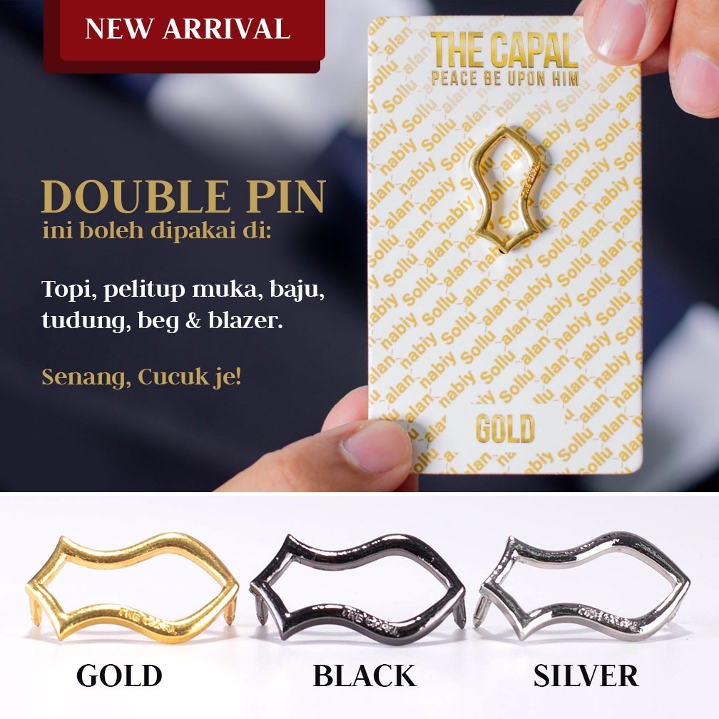 Double Pin The Capal | Shopee Malaysia