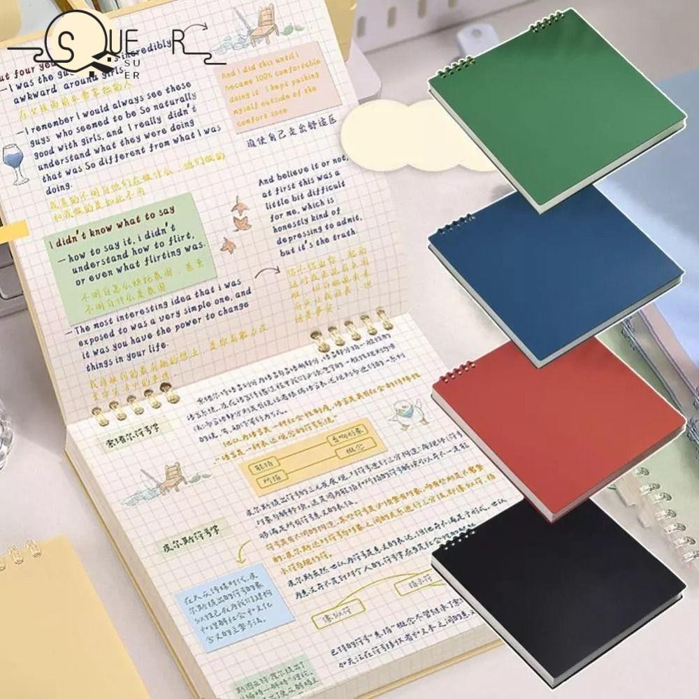 SUEREN Grid Notebooks, Paper Writing Paper Square Notepad, Creative ...