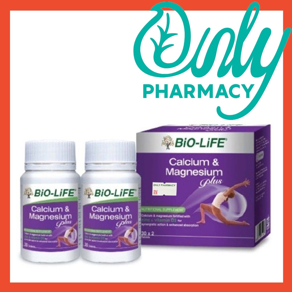 Bio Life Calcium and Magnesium Plus 30s or 30sx2 BIOLIFE Biolife ...