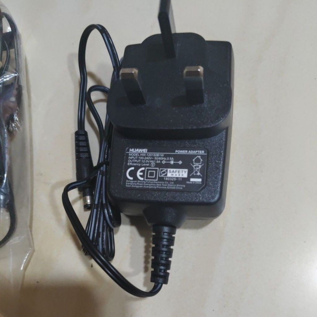 Huawei HW-120150B1W 12v 1.5A modem router power adapter B311、B315、B525 ...