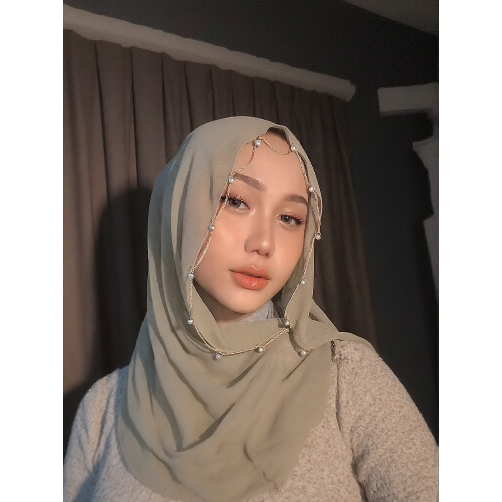 Rhinestone Embellished Women's Long Headscarf Islamic Muslim Hijab Shawl In Arab Style - Foto 12