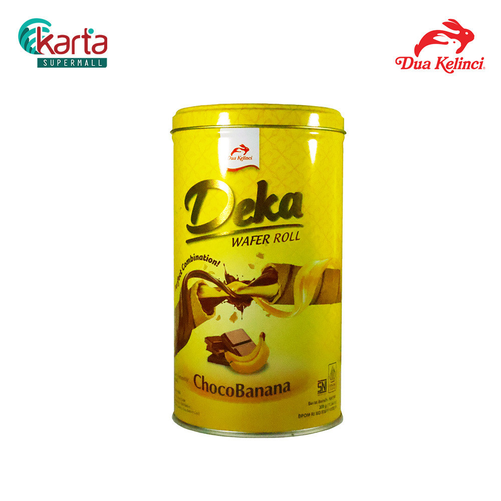 Deka Wafer Roll (Choco Banana) 330g Can | Shopee Malaysia