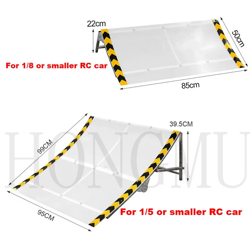 Nylon Board Slope Folding Jumping Platform for 1/10 1/8 1/7 RC Model ...