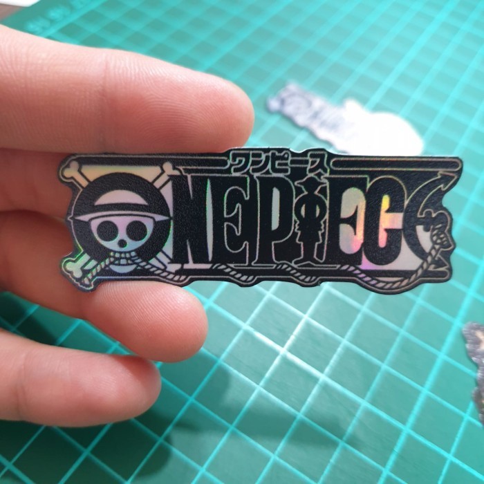 Anime Hologram Sticker - PSH1075 - One Piece - BW Logo | Shopee Malaysia