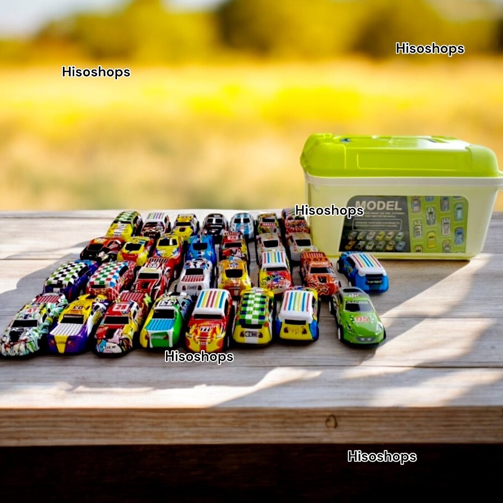 Thai Shop!! Product Flow Model cars 30 Pcs.30 Racing Car Lift The Box ...
